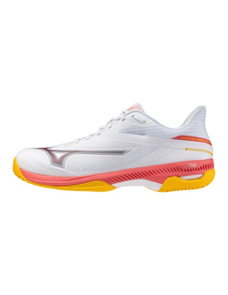 Tênis Mizuno Wave Exceed Court Coral | Padelmania