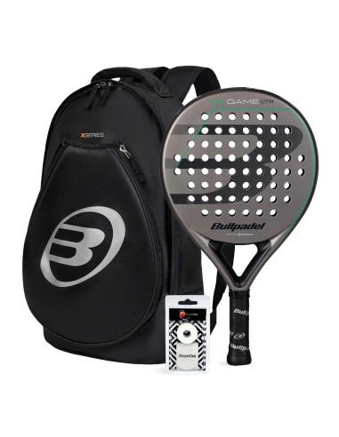 Pack Bullpadel Game Ctr Gris + Mochila Tour | Padelmania 