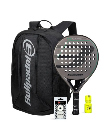 Pack Bullpadel Game Ctr Gris Mochila | Padelmania 