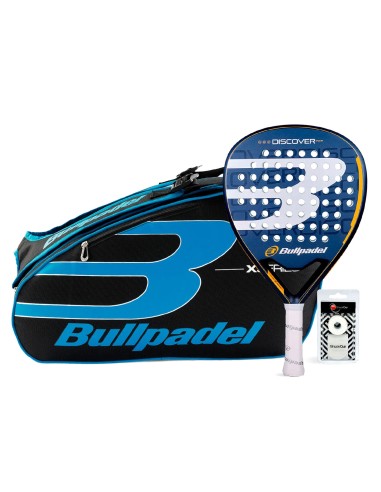 Bullpadel -Pack Bullpadel Discover Pwr Paletero X-Series Blue