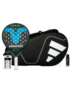 VAIRO -Pack Vairo Genetic Power Padel Bag Adidas Carbon Control Black White