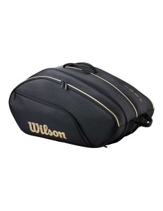 Paletero Wilson Defy V1 Padel Black/Gold | Padelmania