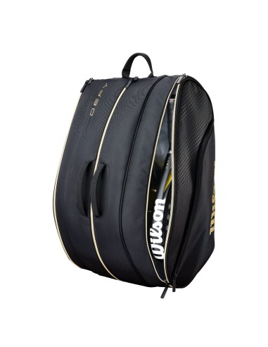 Padelbag Wilson Defy V1 Padel Black/Gold | Padelmania