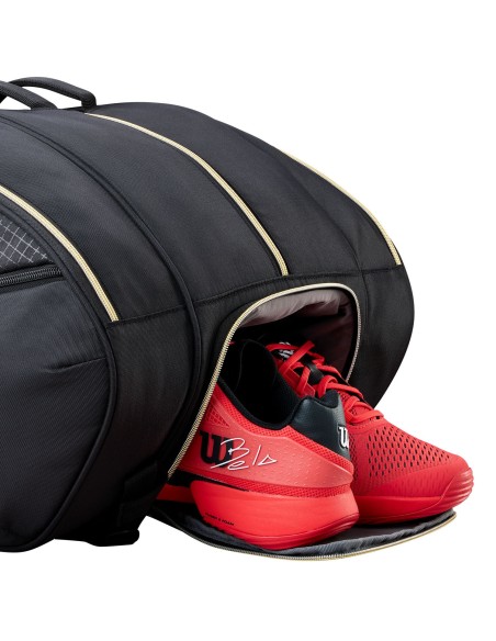 Padelbag Wilson Defy V1 Padel Black/Gold | Padelmania