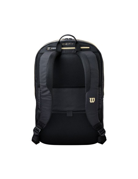 Backpack Wilson Defy V1 Padel Black/Gold | Padelmania