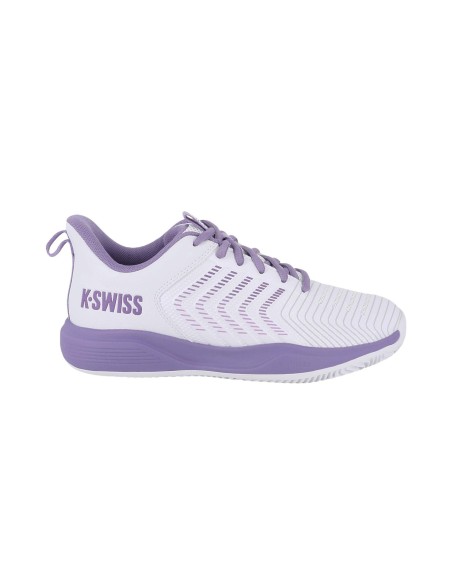 Kswiss Ultrashot Light Clay Blanco Púrpura Mujer | PadelMania