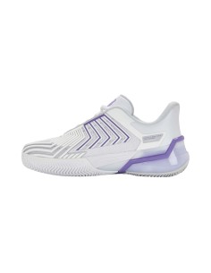 Kswiss Ultrashot 4 Clay Branco/Roxo Mulher | PadelMania 2