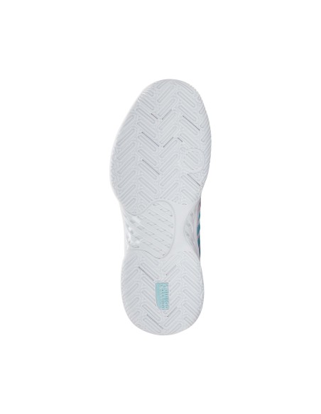 Kswiss Express Light 3 Padel Branco/Azul/Rosa Mulher | PadelMania