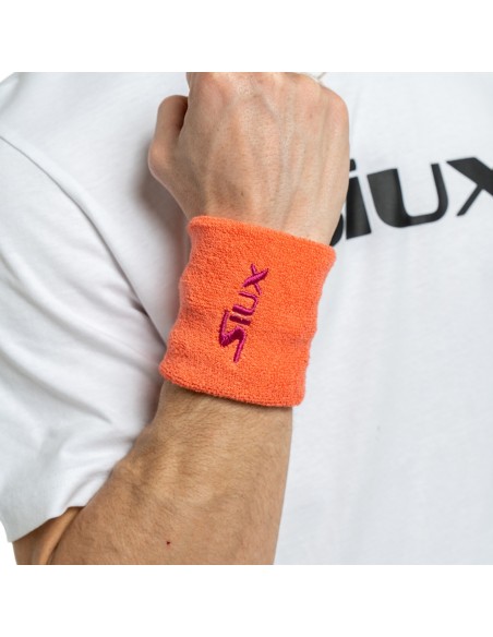 Siux -Pack 2 Munhequeiras Siux Reveal Laranja/Fúcsia Ss25
