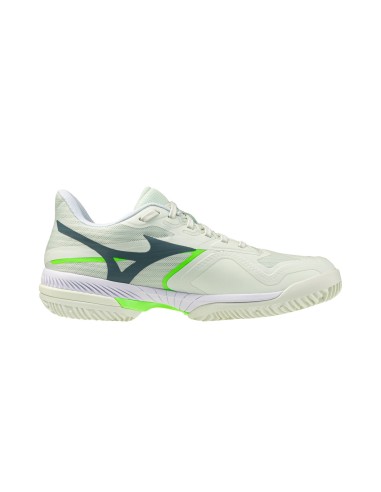 Mizuno Wave Exceed Court Padel Branco/Verde Mulher | PadelMania