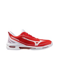 Mizuno Wave Exceed Tour 7 Clay Court Vermelho/Branco | PadelMania
