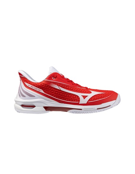 Mizuno Wave Exceed Tour 7 Clay Court Red/White | PadelMania