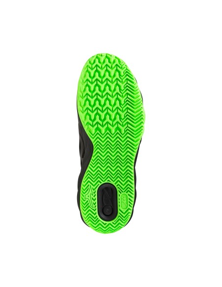 Mizuno Wave Enforce Court Padel Preto/Verde | PadelMania