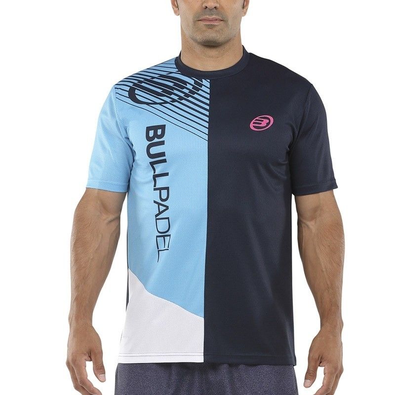 Bullpadel -T-Shirt Blu Bullpadel Carte 2021