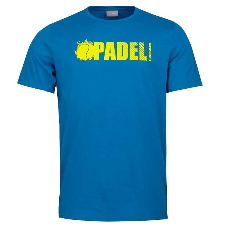 Head -Camiseta Head Padel Font Azul