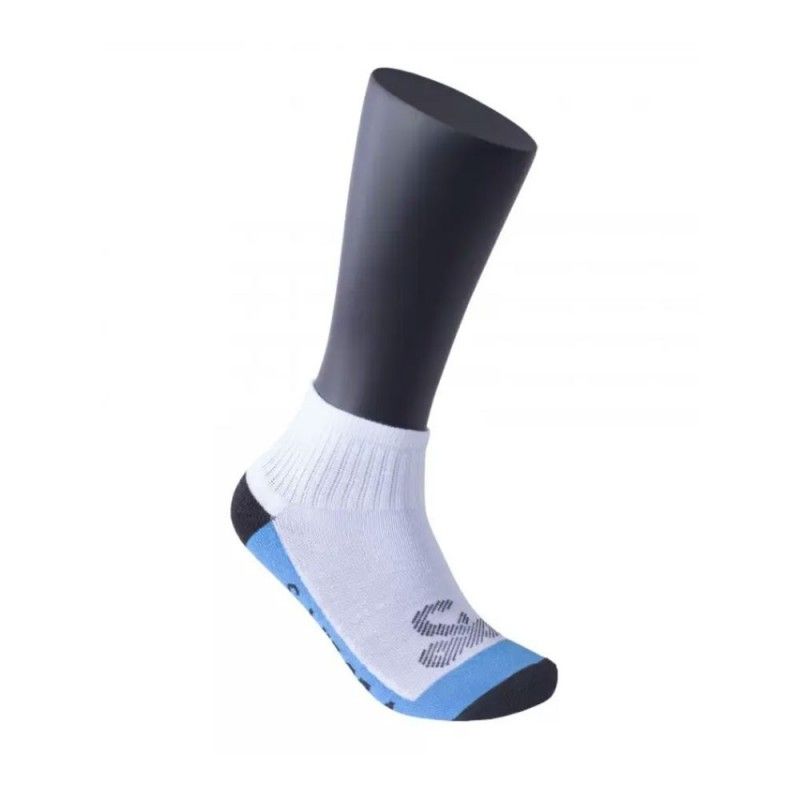 Vibor-a -Vibor-A Low Cane Socks White Blue