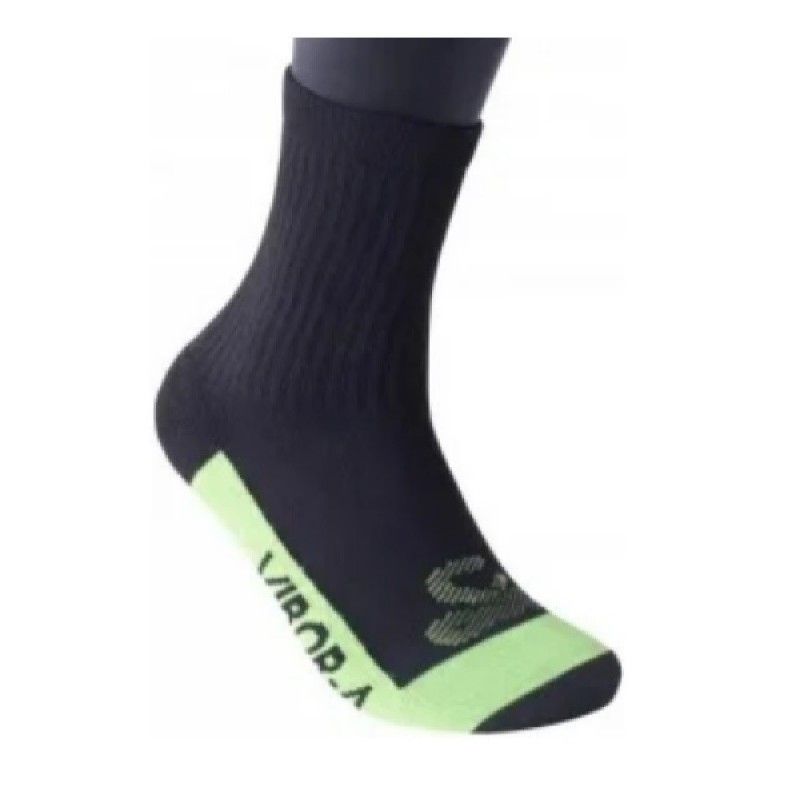 Vibor-a -Vibor Socks - Mid-Calf Black Yellow