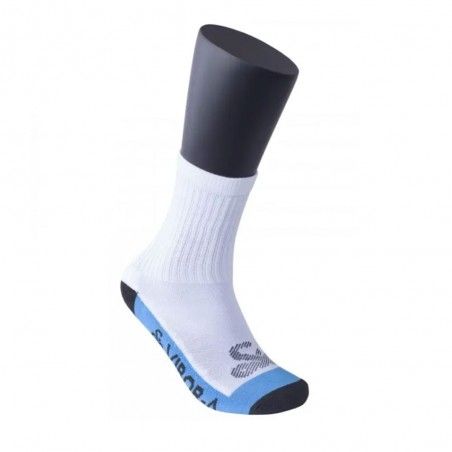 Vibor-a -Calcetines Vibor-A Media Caña Blanco Azul