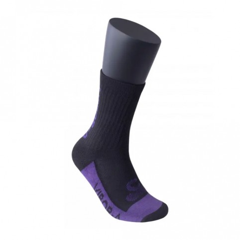 Vibor-a -Vibor-A Half Round Violet Socks