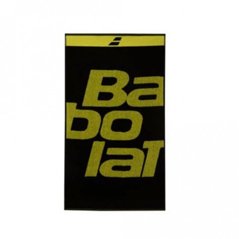 Babolat -Toalla Babolat Medium Negro Amarillo Flúor