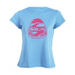 Camiseta de treino feminina Siux azul claro