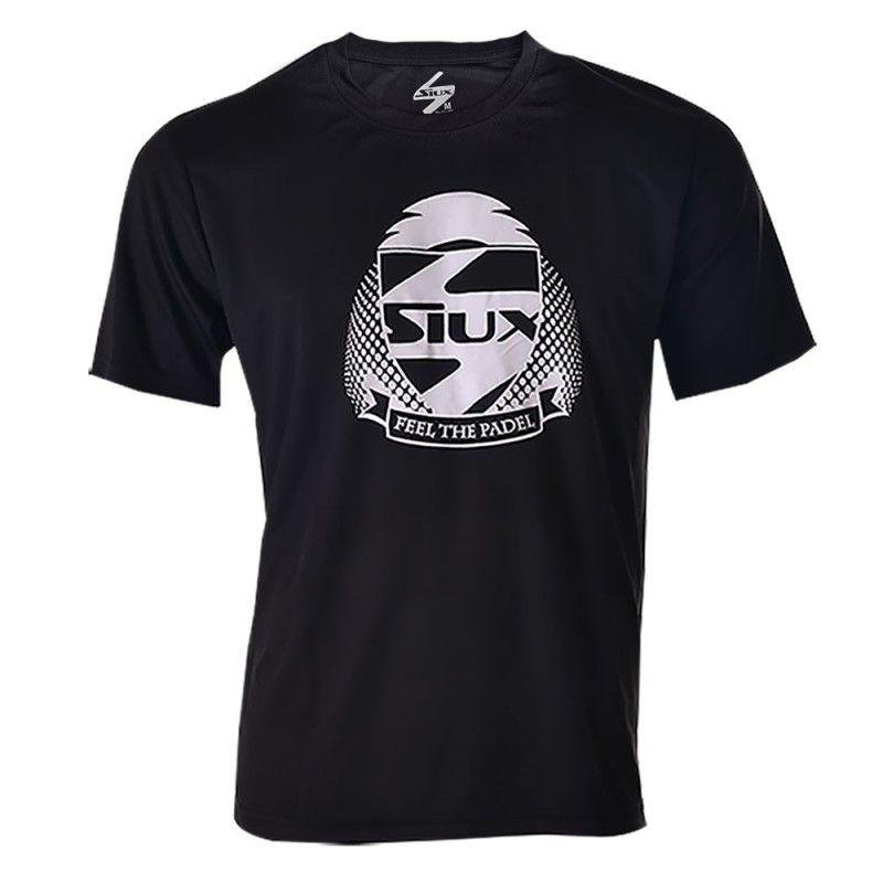 Siux -Siux Dry Schwarz Weißes Technisches T-Shirt