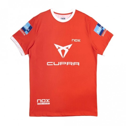 Nox -T-Shirt Nox Agustin Tapia Sponsoren At10 Rot