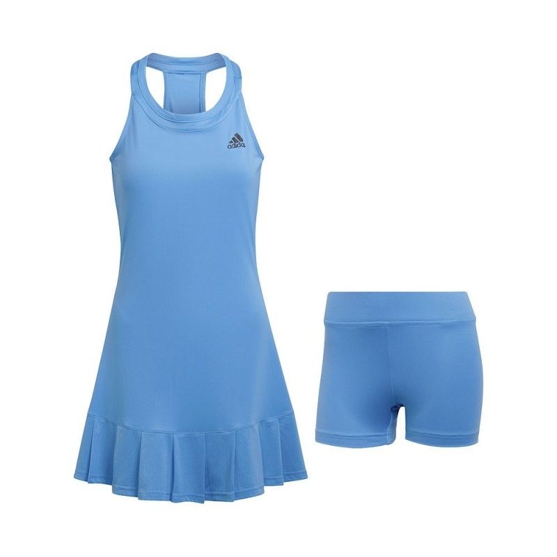 Adidas -Vestido Feminino Adidas Azul