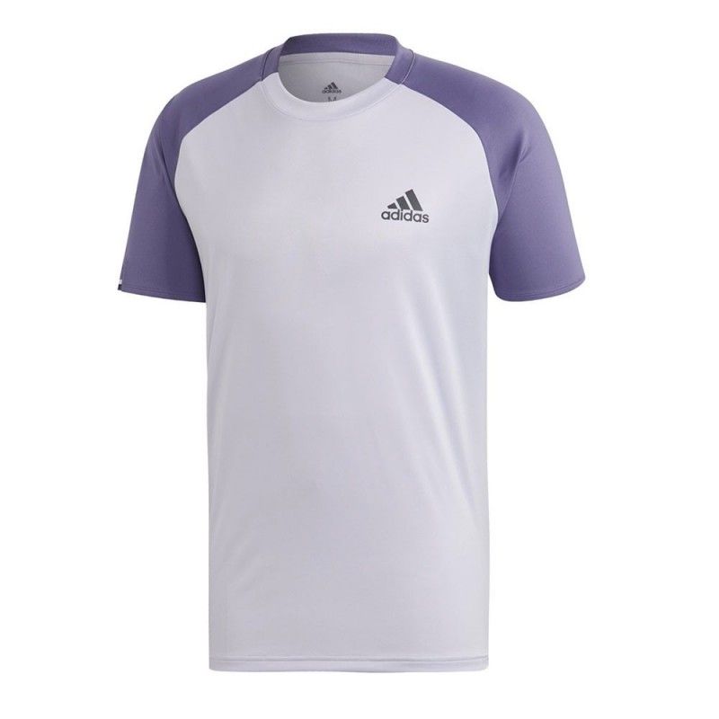 Adidas -Camiseta Adidas Club Cb Branca Lilás