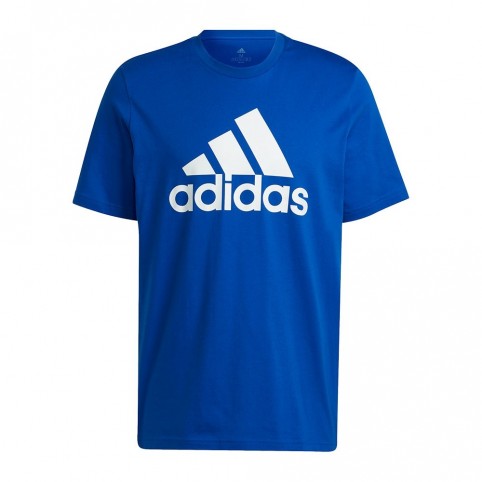 Adidas -Camiseta Adidas Azul Blanco