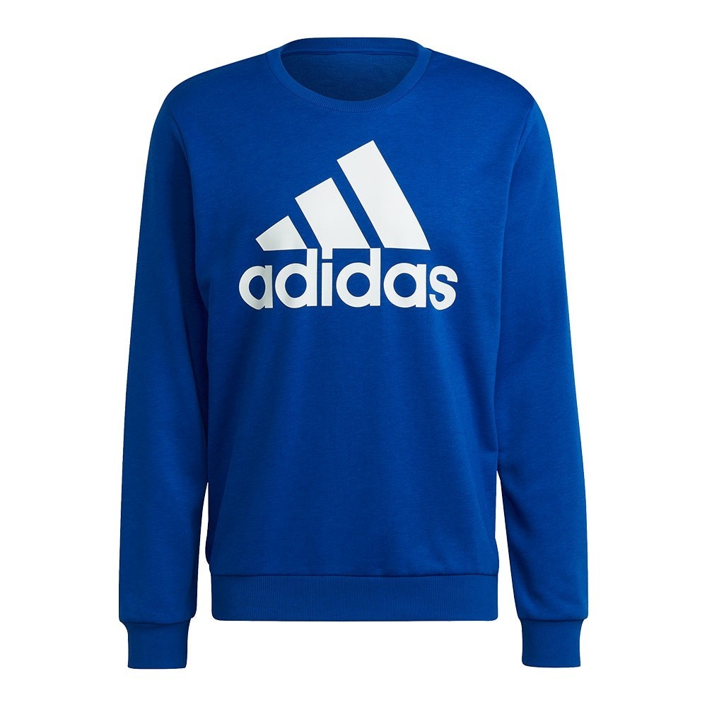 Sudadera Adidas Essentials Logo Azul Blanco ✓ Ropa padel ✓