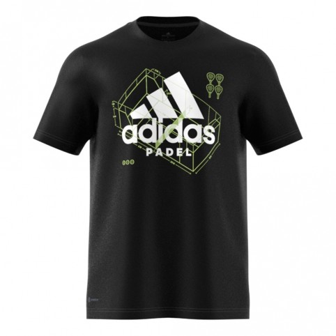 Adidas -Adidas Padel Black T-Shirt