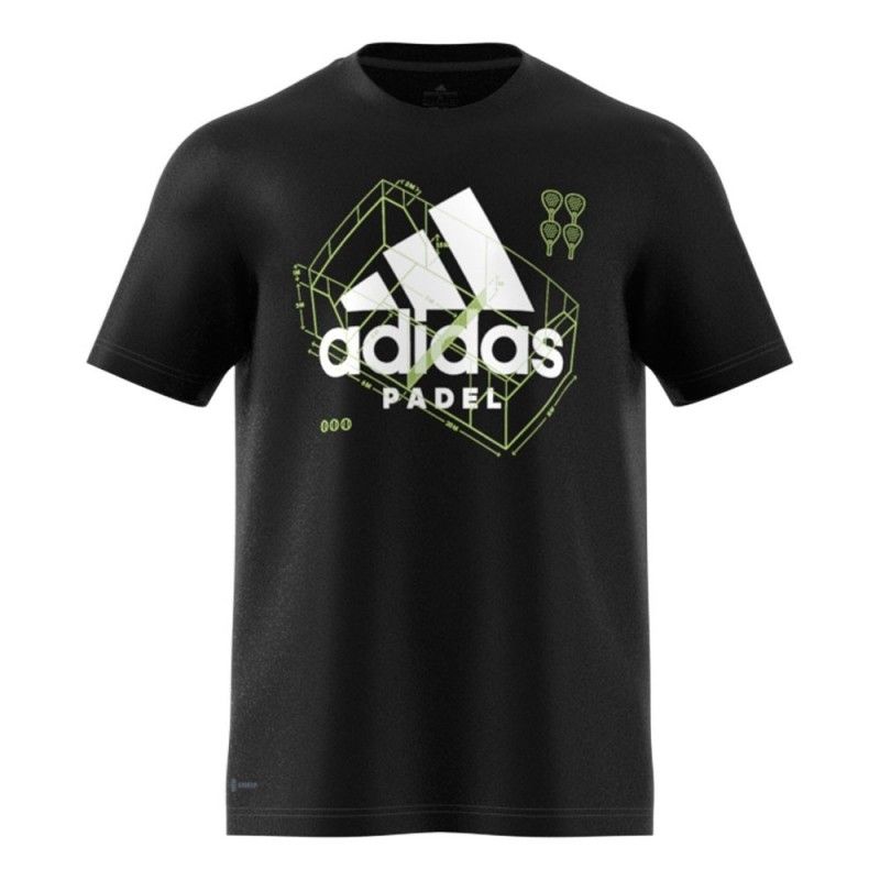 Adidas -Adidas Padel Svart T-Shirt