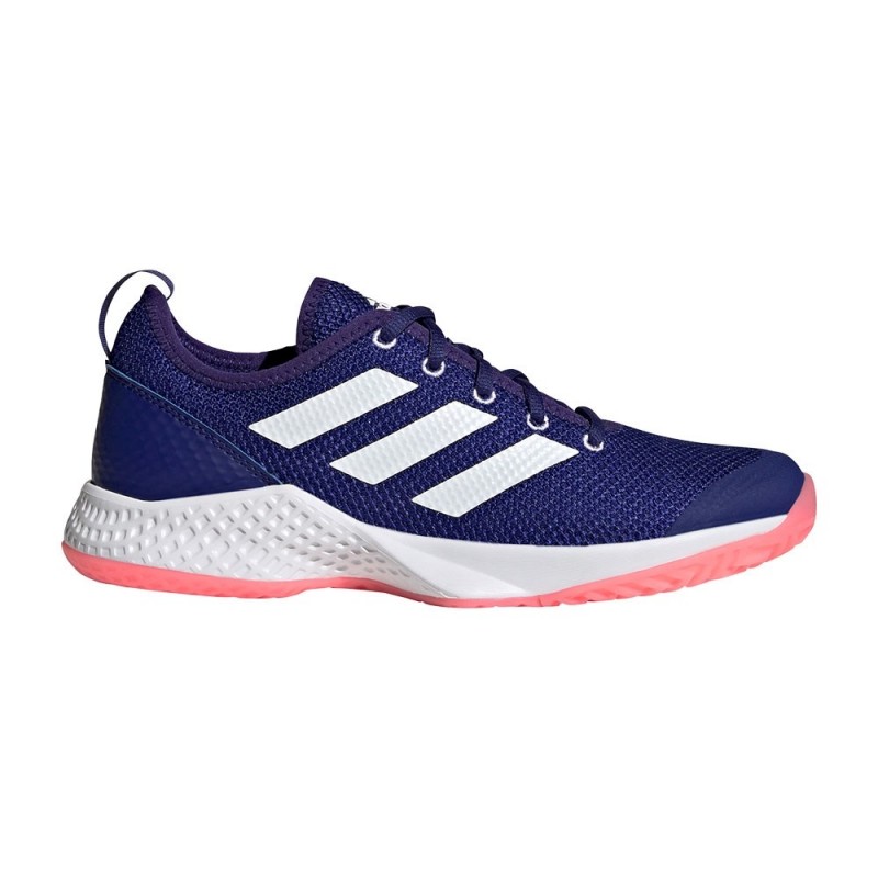 Adidas -Adidas Courtflash Azul Branco Feminino