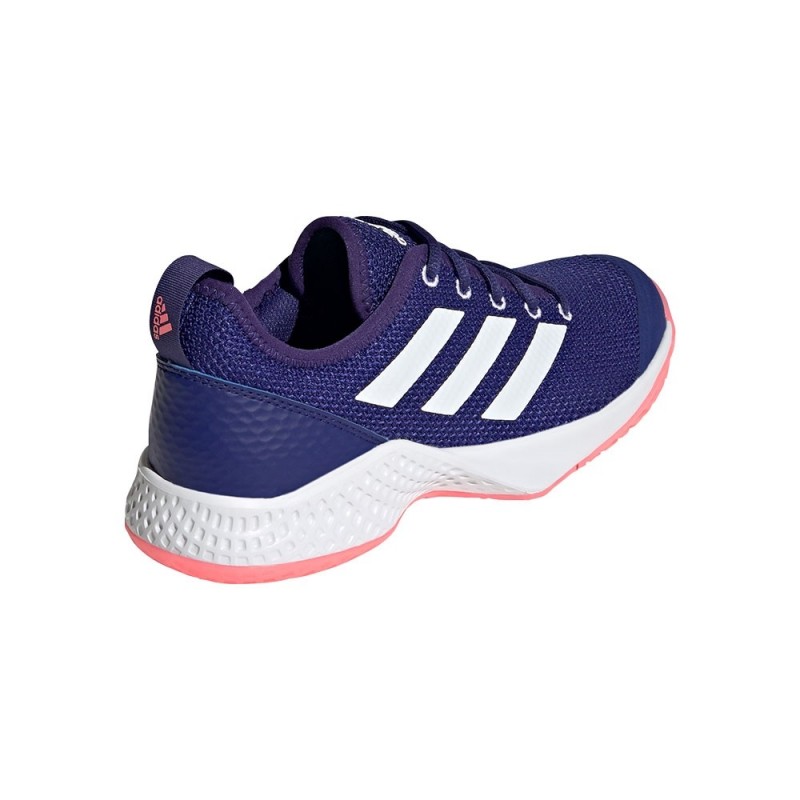 Adidas -Adidas Courtflash Azul Blanco Mujer