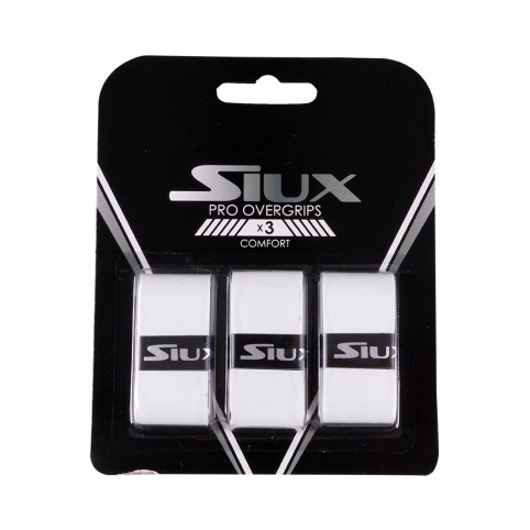 Siux -Blister Overgrip Siux Pro X3 Bianco