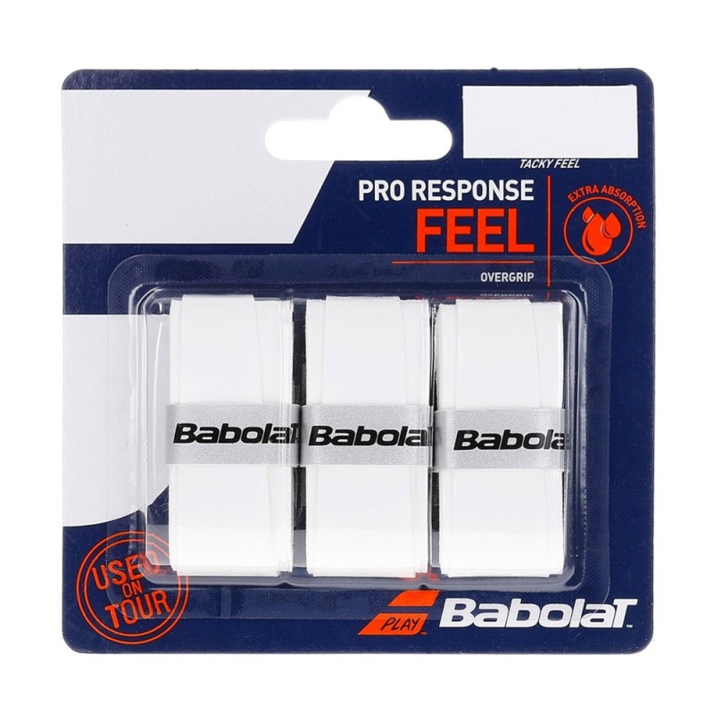 Babolat -Overgrip Babolat Pro Response X3 Bianco