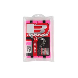 Bullpadel Overgrip Pack of 12 Pink Units