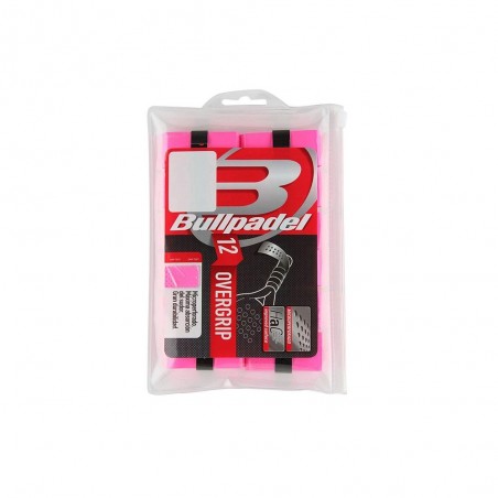 Bullpadel -Bullpadel Overgrip Pack of 12 Pink Units