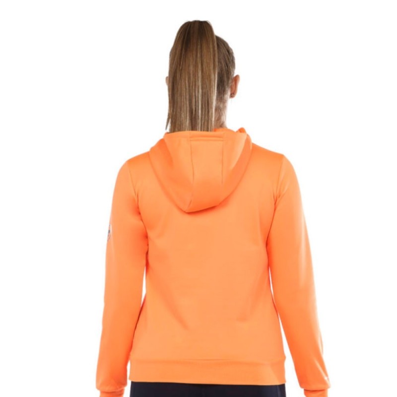 Bullpadel -Sudadera Bullpadel Yopal Naranja Fluor Junior