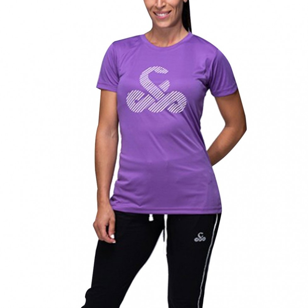 Camiseta Vibor-a Taipan Mujer Violeta ✓ Ropa padel Vibor-a ✓