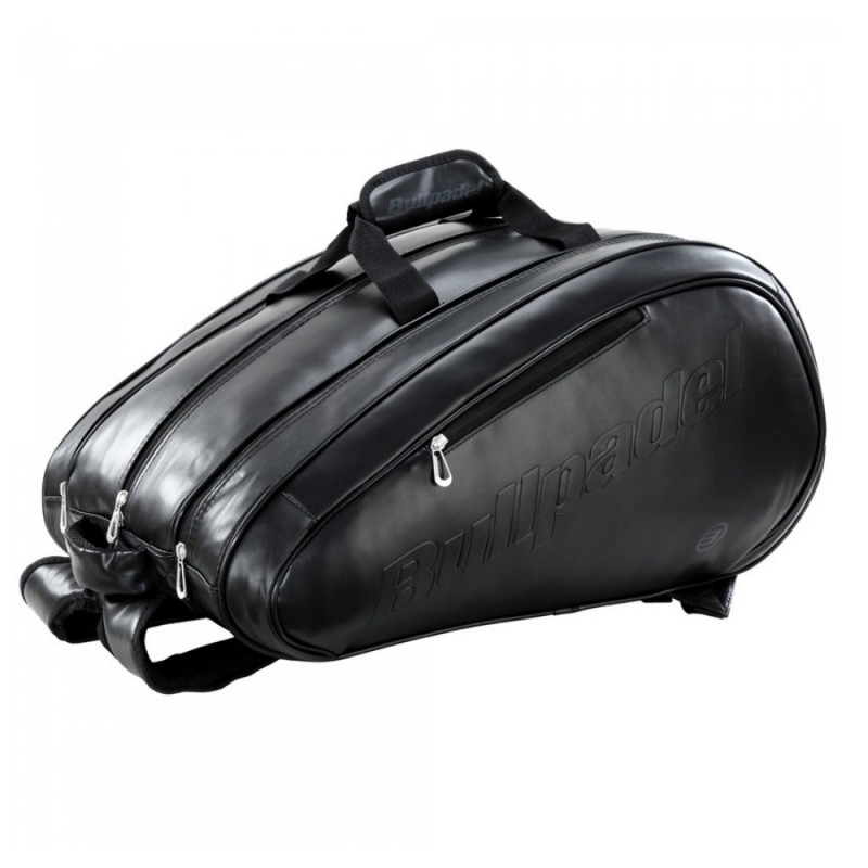 Bullpadel -Bullpadel Avant S Leather Black padel racket bag