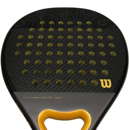 WILSON -Wilson Carbon Force Pro Padel Gold