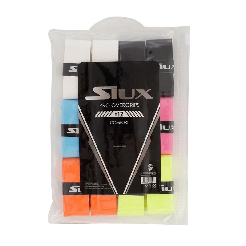 Siux -Borsa Overgrips Siux Pro X12 Vari Colori Tinta Unita