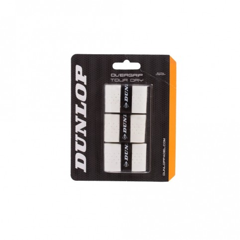 Dunlop Tour Dry White Overgrip |DUNLOP |Overgrips