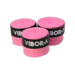 Pack 3 Perforierte Fluor Pink Vibrora Overgrips