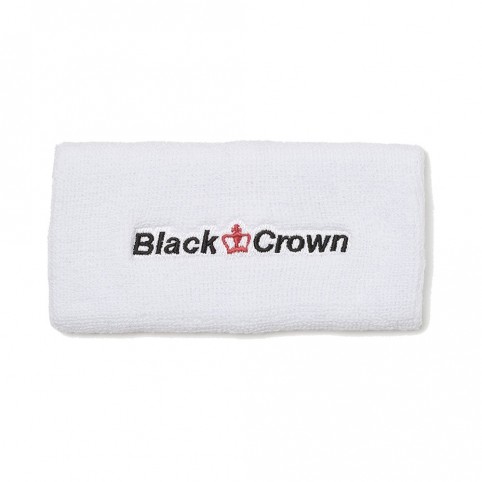 Small Black Crown White Wristband |BLACK CROWN |Wristbands