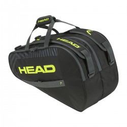 Bolsa para raquetes de padel Head Base M preto amarelo