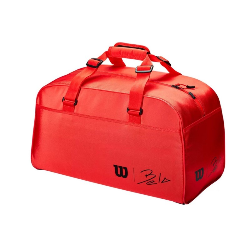 WILSON -Bolsa Duffle Pequena Wilson Bela Vermelha