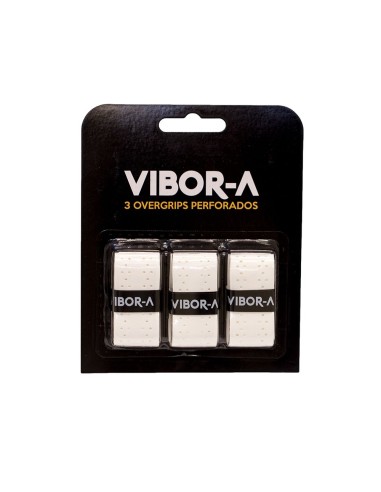 Vibor-a -Blister 3 Overgrips Pro Vibor -A Perforerad Vit